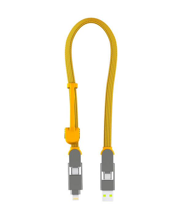 inCharge Rolling Square XL 30 cm - USB-C Cable, Universal Smartphone Cable,