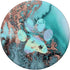 Rainbow Dog Paw Print Teal Rose Watercolor PopSockets Standard Grip