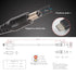 Type-C to DC Power Cable - 3ft USB-C Plug to DC 5.5 x 2.1mm Male Charging Cable for 9 Volts Device