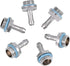 Wendry PC Water Cooling Barb Fitting, G1/4 Thread Barb Connector for Computer Cooling System, Pack of 6