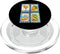Orange Juice Citrus Fruit Mediterranean Design Watercolor Orange Citrus Fruit Summer Aesthetic PopSockets PopGrip for MagSafe