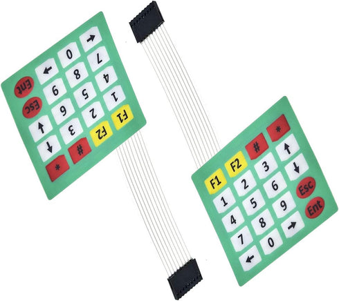 2PCS 20 Key Membrane Switch Keypad Keyboard 4x5 Matrix Extension