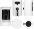 Silicone Skin Case Cover for Ring Stick Up Camera Battery (2nd Generation) - Sun Glare, UV & Weather Protection - White