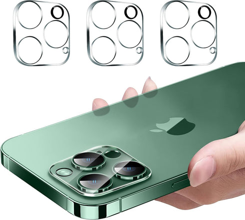 3PCS Rear Camera Lens Protector for iPhone 13 Pro/13 Pro Max, HD Clear Full Coverage Guard