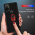 BLU View 4 B135DL Case 2 Pack with Tempered Glass Screen Protector, Full Body Shock Protective Kickstand Case - Red
