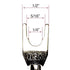 CESS-028L HiFi Premium Speaker Cable Jumpers, 8 Inches, 4 Pack (Large Fork)