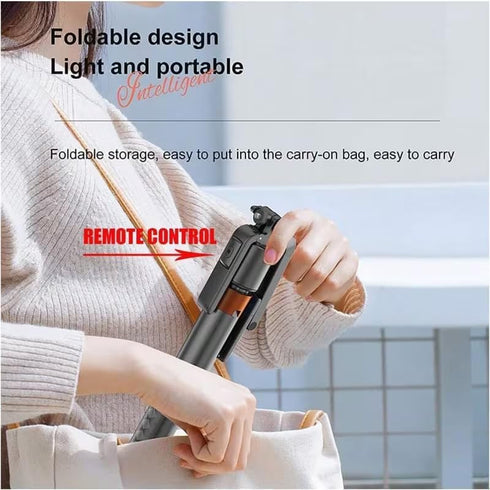 realexist 360 Auto Face Tracking Phone Holder, Rotation Phone Tripod with Wireless Remote and Phone Holder, Selfie