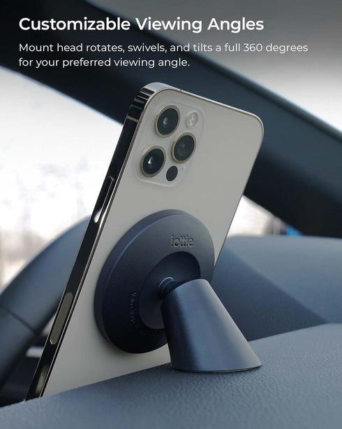 iOttie Velox Magnetic Flush Cell Phone Car Mount, Compatible with MagSafe iPhones 12, 13, 14, 15 Series