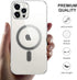 Magnetic Clear Case for iPhone 11 Pro Max, Anti-Yellow Soft Silicone TPU, Mag-Safe Wireless Charging, Crystal Clear