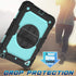 Timecity Case for iPad Mini 5th Generation, Heavy Duty Case with Screen Stand, Hand Strap, Shoulder Strap for 7.9 Inch