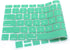 Se7enline Compatible with MacBook Air Keyboard Cover, 13 inch for MacBook Air 2018-2024, Clover/Aqua Green