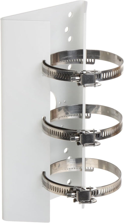 Real HD PM DS-1275ZJ LTB378 Pole Mount, Universal Vertical Pole Mount Adapter for Hikvision Wall Mounts Cameras PTZ