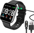 Compatible with Pupuskyer Smartwatch Charger, Lamshaw Magnetic USB Charging Cable Replacement Charger Cable Compatible with Pupuskyer 1.69'' P25 Smartwatch (2 Pack-Black+White) by Lamshaw