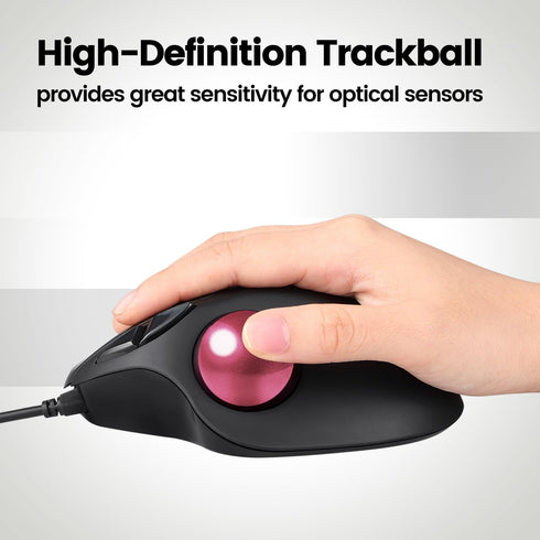 Perixx PERIPRO-303 1.34 Inches Trackball Replacement Ball for M570, PERIMICE-517/520/717/720 (Pink)