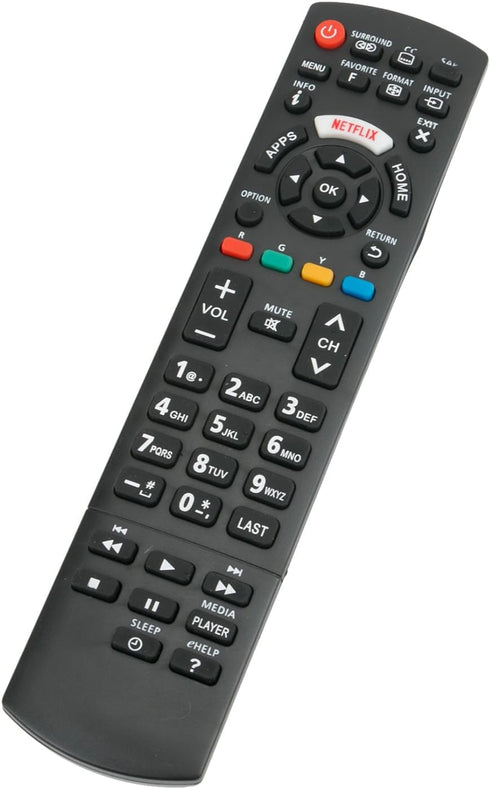New N2QAYB001013 Remote for Panasonic Smart TV - Compatible with TC-50CX600, TC-55CX650, TC-60CX800, and More