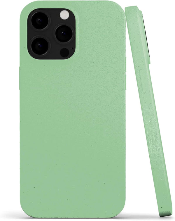 EMF Protection Liquid Silicone Shungite Case for iPhones - 5G Shield Reduction, Lightweight Protective Cover (Green, 13)