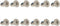 12pcs Bottom Cover Screws for Dell XPS 13 9350 9360, XPS 15 9550 9560 9570 M5510, Silver
