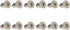 12pcs Bottom Cover Screws for Dell XPS 13 9350 9360, XPS 15 9550 9560 9570 M5510, Silver