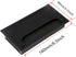 Aluminum Alloy Rectangle Wire Cable Grommet Hole Cover Cable Organizer for Office Desk Computer Desk Table (160 x 80mm; Black) by XMHF