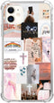 Trendy Christian Aesthetic Collage Case for iPhone 12/12 Pro, Jesus Faith Cross, Cool TPU Phone Cover.
