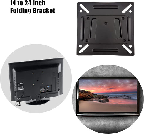 Universal TV Wall Mount Bracket, Low Profile for 14"-47" LED/LCD and Plasma TVs, Fixed Mount Fits VESA 200x200mm