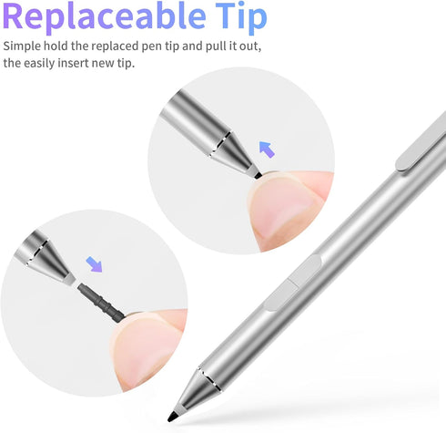 Stylus Pen for Dell 7420/5591/5490 2-in-1, Compatible with Dell Latitude 9520/9510/7420/7410, XPS 9310/7390