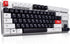 MOLGRIA Black and White Keycaps, 129 Set SuMi PBT Cherry Profile, Custom Japanese Font Keycaps for Gateron Kailh Cherry