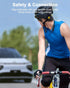 NANAMI Open Ear Headphones, Wireless Bluetooth Earbuds, 15H Playtime, IPX5 Waterproof Sports Neckband with Earhooks