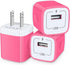 Charger Block, 3-Pack USB Wall Charger 1A/5V Plug for iPhone 15 14 13 12 11, LG Stylo, Google Pixel