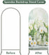 Jnbasdffb 7.2 FT,Summer Green Spring Floral Wedding Arch Cover,Stretchy Spandex Arch Backdrop Stand Covers Flowers