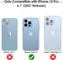LOHASIC iPhone 13 Pro Case - Vintage Leather Slim Luxury PU Soft Flexible Bumper, Shockproof Anti-Scratch Cover
