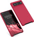 kwmobile Case Compatible with Google Pixel 6, TPU Silicone Phone Cover with Soft Finish, Sweet Cherry