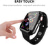 Smiling Case Compatible with Apple Watch SE 2 (2024)/SE/Series 6/5/4 44mm with Built-in Tempered Glass Screen Protector