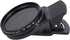 Diyeeni 37mm ND2 ND400 ND2 ND400 Clip On - Phone Lens ND Filter Kit, Variable ND Neutral Density Filter Adjustable