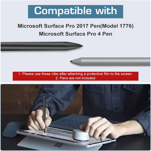 MoKo Pen Tips for Surface Pen (5 Packs), Replacement Kit Compatible with Surface Pro 2017 Pen (Model 1776) / Surface