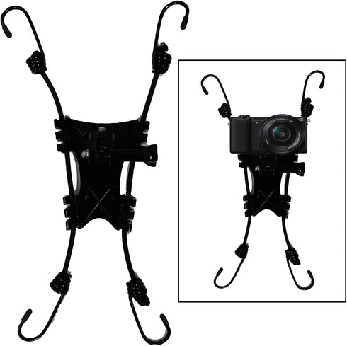 Universal Action Camera Backstop Chain Link Fence Mount for Action Camera, Digital Camera, Smartphone for Outdoor Sports