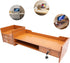 WDZCZDoo 11.02lbs Computer Monitor Stand, Computer Rack with Storage, Wooden Laptop Monitor Stand, Wood Desk Organizer