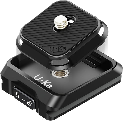 ULANZI UKA01 Camera Quick Release Plate, Tripod Mount Adapter Camera Quick Release Kit