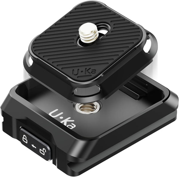 ULANZI UKA01 Camera Quick Release Plate, Tripod Mount Adapter Camera Quick Release Kit