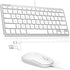 TECKNET USB Wired Keyboard and Mouse for Mac, Dual Interface(Type-C and USB A),