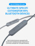 erjigo KZ HD Bluetooth Headphone/Earphone - Wireless Cable with Microphone Replacement for (B PIN)