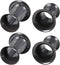 uxcell 82mm x 110mm Speaker Port Tube, Subwoofer Bass Reflex Tube, 4pcs