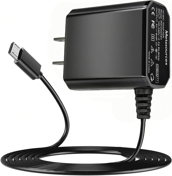 Metasources Micro USB 5V AC/DC Adapter Compatible with Aiworth E36 MB08 Portable Digital