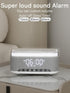 Reatsoc 10w 10W 12-Color Alarm Clock Bluetooth Speaker with Fast Wireless Charger for iPhone Samsung, Stereo Bluetooth