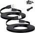 Itramax 30 FT Micro USB Power Cable (2 Pack) for Wyze Cam, Yi Cam, Nest Cam, Blink Mini, Arlo Q, Zmodo.