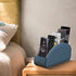 Arniche 5 Leather Remote Control Holder,TV Remote Caddy with Compartments,Desktop Organizer,for Store