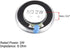 uxcell 2W 8 Ohm Micro Internal Speaker, Magnet Loudspeaker 28mm Dia 4pcs