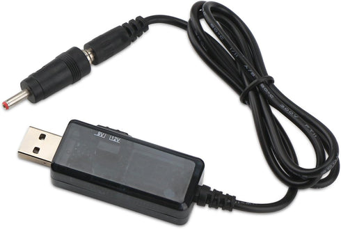 DROK USB to 9V Adapter, 5V to 12V Step Up Converter, USB to 12V DC Power Cable Voltage Regulator 1A
