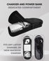 SIDE BY SIDE Electronics Organizer Travel Case for Cables, Charger, Power Bank Tech Bag for MacBook Accessories