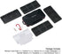 PROfezzion 48 Slots Universal Weatherproof Memory Card Carrying Case, Anti-Shock Storage Holder for SD Cards